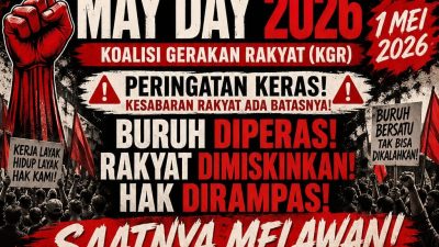 KGR Makassar Suarakan “Saatnya Melawan”: Isu Penggusuran PKL, Nasib Buruh, dan Konflik Agraria di May Day 2026