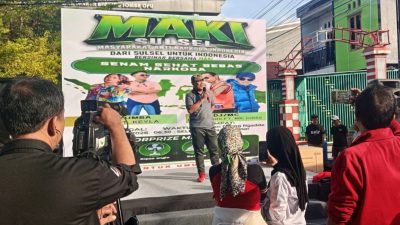 Pemkot Makassar Apresiasi MAKI Sulsel, Senam Sehat Bersinar Tanpa Narkoba di Parang Tambung Diserbu Warga