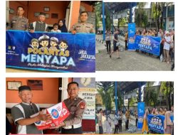 Personel Seksi STNK Subditregident Ditlantas Polda Metro Jaya melakukan  Sosialisasi pelayanan Samsat   dengan pemberian  Sembako kepada Warga disekitar Samsat Jakarta Barat  Dan  Santunan Sembako , Anak Yatim Dhuafa,  Warga Sekitar Samsat Tangerang Selatan Dan  Mengunjungi Asrama tahfidz Generasi Harapan di Rangkapan Jaya Pancoran Mas Depok