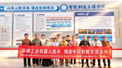 Dosen Teknik Elektro PNUP Ikuti Training Robotika Industri di China, Perkuat Kurikulum Vokasi Internasional