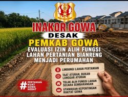INAKOR Gowa Warning Pemkab, Minta Penimbunan Sawah untuk Perumahan di Bianreng Dihentikan