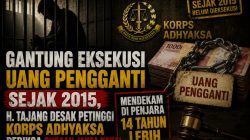 Gantung Eksekusi Uang Pengganti Belasan Tahun, Pembebasan Bersyarat H. Tajang Terganjal, Desak Petinggi Korps Adhyaksa Periksa Dugaan Jaksa Nakal