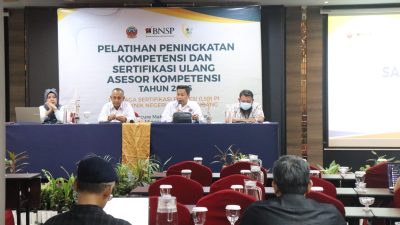 Direktur PNUP Dorong Peningkatan Kualitas SDM, 44 Asesor Ikuti Pelatihan Kompetensi dan Sertifikasi Ulang
