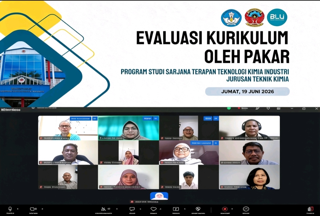 Prodi Sarjana Terapan Teknologi Kimia Industri PNUP Gelar Evaluasi Kurikulum OBE, Hadirkan Pakar Akademisi dan Industri