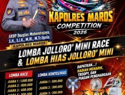 Sambut HUT Bhayangkara ke 80 tahun 2026 polres Maros Laksanakan berbagai kegiatan lomba.