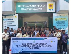 PLN UIP Sulawesi Gelar Simulasi Tanggap Darurat, Perkuat Kesiapsiagaan Satuan Keamanan dan Pegawai