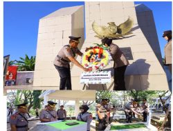 Dipimpin Kapolda Sulsel Ziarah Ke Taman Makam Pahlawan , Teguhkan Semangat Bhayangkara di Hari Bhayangkara Ke-80