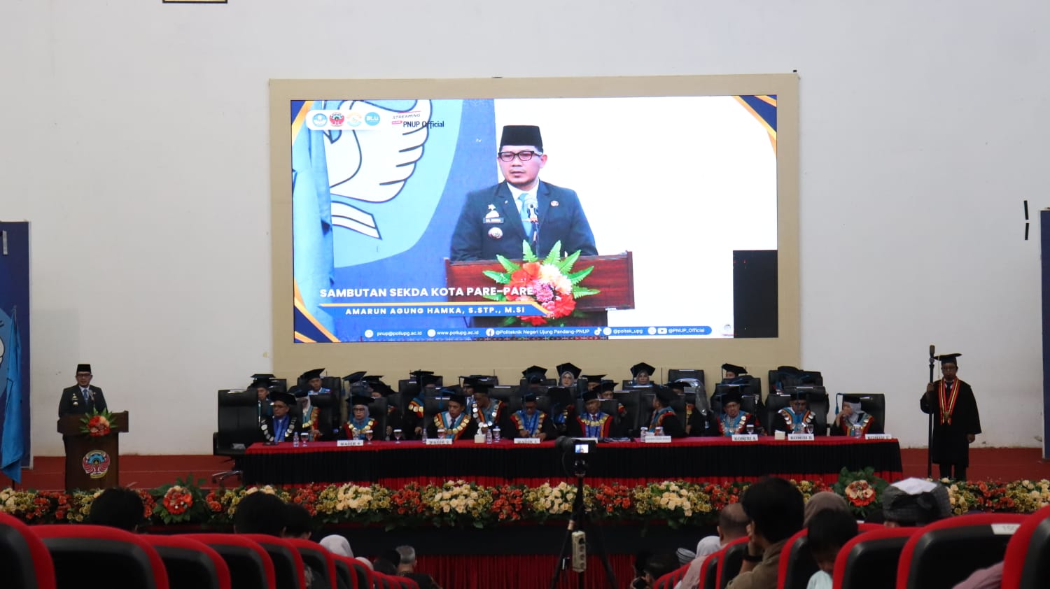 Pesan Wali Kota Parepare di Pengukuhan Guru Besar ke-21 PNUP: Ilmu Harus Hadir Menjawab Persoalan Daerah