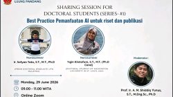 Webinar Sharing Session Perdana Prodi S3 Terapan Efisiensi Energi Kupas Tuntas Best Practice AI untuk Riset dan Publikasi Ilmiah