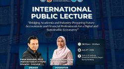 Akuntansi PNUP Gelar International Public Lecture Hadirkan Akademisi Australia, Kupas Masa Depan Profesi di Era AI dan Ekonomi Berkelanjutan