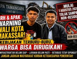 Mulai 1 Agustus TPA Tamangapa Tolak Sampah Non-Residu, GRH dan APAK Beri Warning Wali Kota Makassar