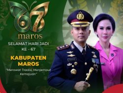 Merawat Tradisi, Menjemput Kemajuan: Kapolres Maros Ucapkan Selamat Hari Jadi ke-67 Kabupaten Maros