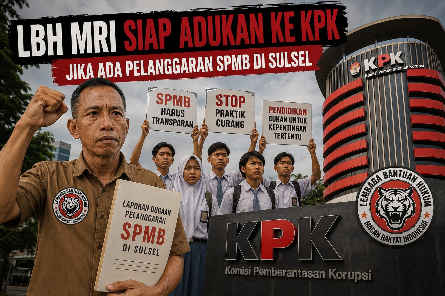 LBH MRI Siapkan Pengaduan ke KPK Usai Banjir Keluhan SPMB Sulsel 2026