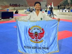 Medali Emas Pertama PNUP di PORSENI XV Diraih Karateka Muh Farid Zaqy Fakhruddin