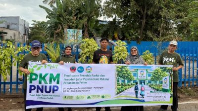 Program Kemitraan Masyarakat PNUP Hadirkan Lingkungan Sekolah yang Lebih Hijau di SIT Al-Fikri Makassar