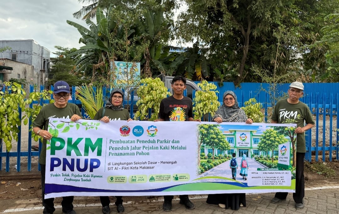 Program Kemitraan Masyarakat PNUP Hadirkan Lingkungan Sekolah yang Lebih Hijau di SIT Al-Fikri Makassar