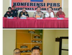 Konferensi Pers Biddokkes Polda Sulsel Terkait Penanganan Laka Laut KM Nurul Salsa di Perairan Selayar