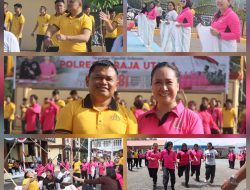 Semarak HUT Kemerdekaan Ke-81 RI, Polres Toraja Utara Gelar Olahraga dan Lomba Tradisional Bersama Bhayangkari dan Masyarakat