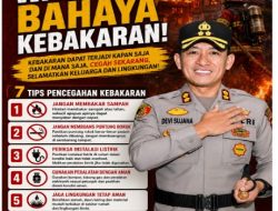 Marak Terjadi Kebakaran di Awal Agustus, Polres Maros Keluarkan Imbauan kepada Masyarakat