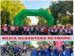 Gowes Bareng di NBOD Makassar, TNI-Polri dan Warga Kompak Perkuat Sinergitas