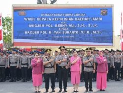 Selamat , Brigjen K Yani Sudarto Resmi Jabat Wakapolda Jambi Gantikan Brigjen Benny Ali.